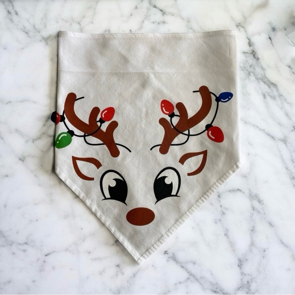 DOG Bandana - Rudolph - Size L Large